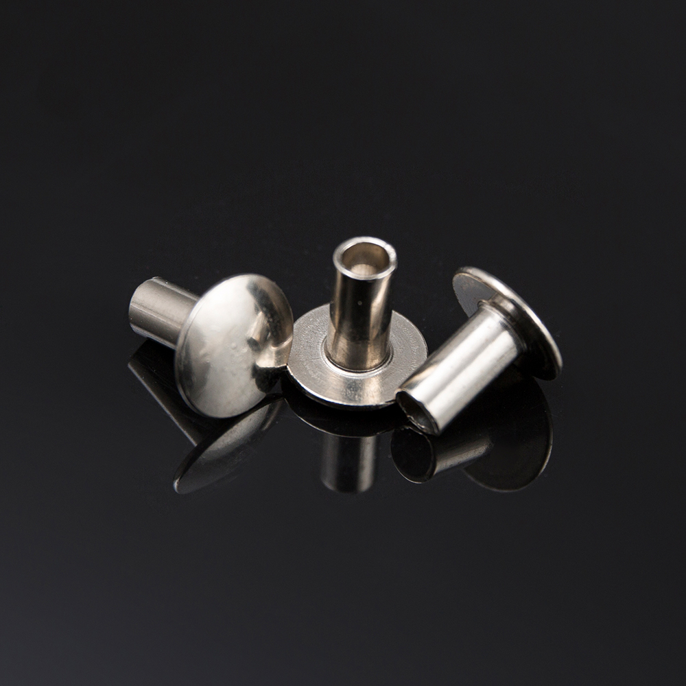 Remache semitubular de acero inoxidable