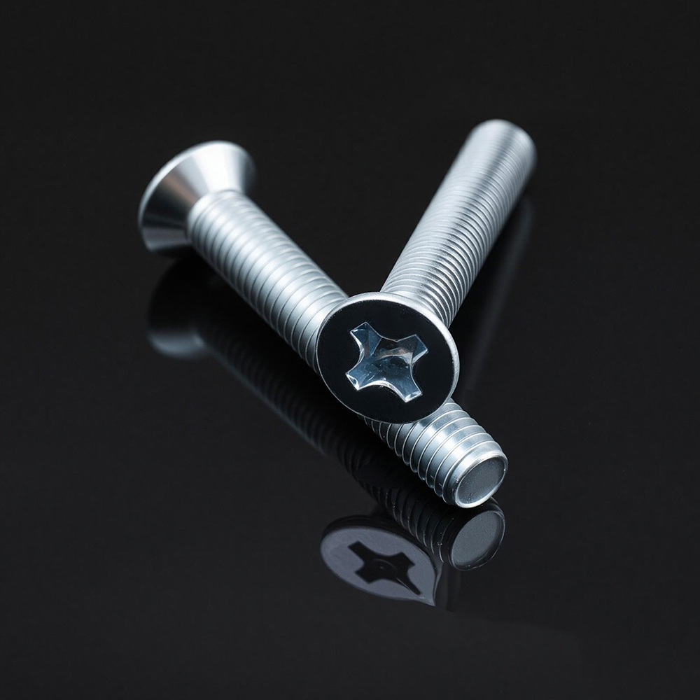 Tornillo de máquina de cabeza avellanada