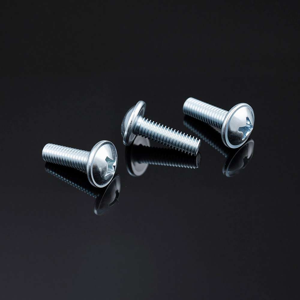 Tornillo de máquina con cabeza de armadura