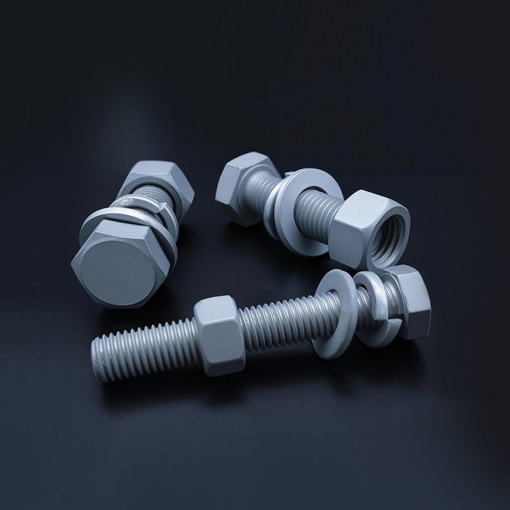Conjunto de perno hexagonal de 8,8 galvanizado en caliente